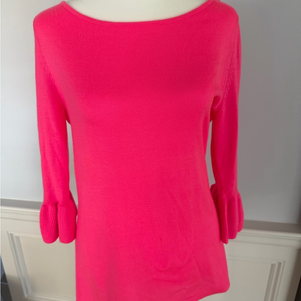 Lilly Pulitzer Neon Pink Knit Top